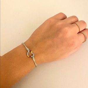 Pura Vida heart bracelet